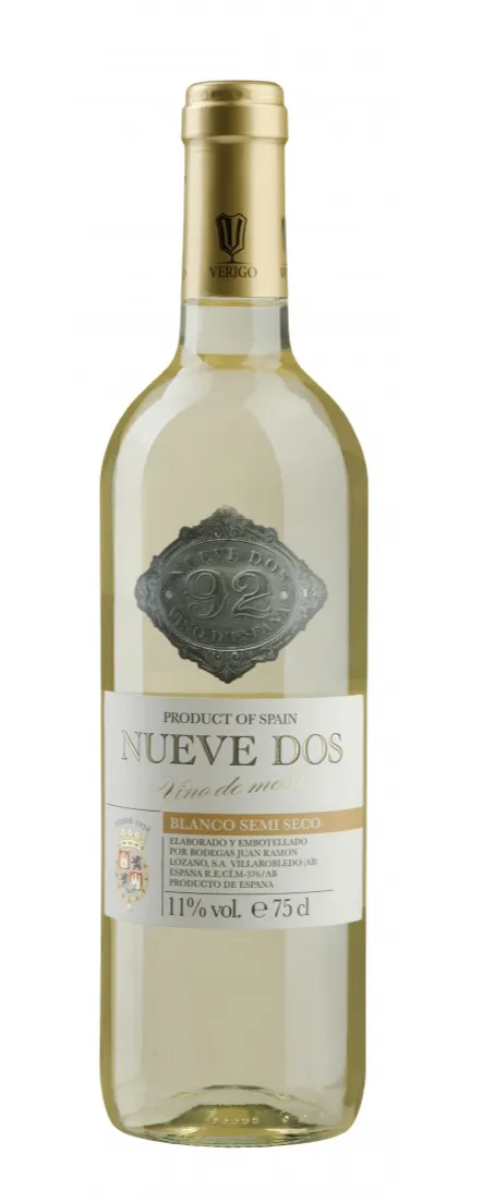 BODEGAS LOZANO SL NUEVE DOS, Weiß, 2020. Flaschenabbildung