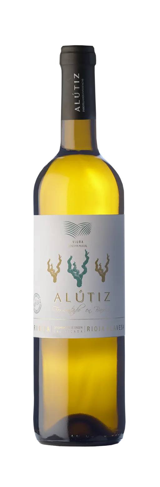 Alutiz Vinos & Enoturismo, BLANCO FERMENTADO EN BARRICA, Joven, Blanco, 2021, Rioja. Imagen de botella