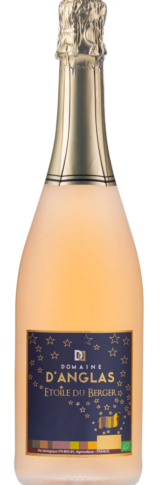 Domaine d'Anglas Etoile du Berger, Rosado, 2020. Imagen de botella