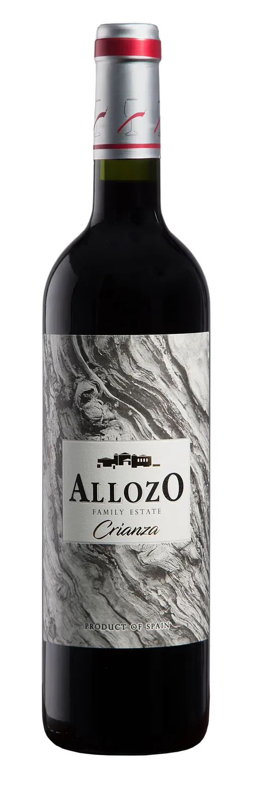 BODEGAS CENTRO ESPANOLAS SA Allozo, Crianza, Tinto, 2020, La Mancha. Imagen de botella