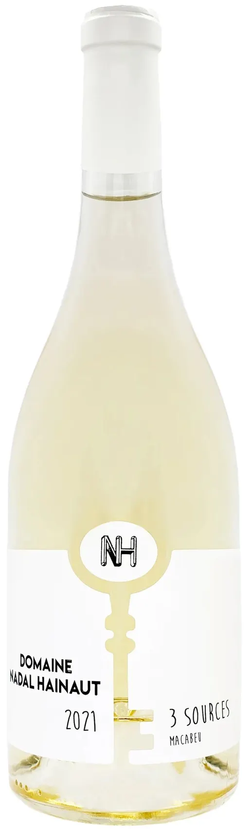 SARL NADAL Domaine Nadal Hainaut, White, 2021, Côtes Catalanes. Bottle image