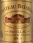 SOCIETE CIVILE DU CHATEAU BATAILLEY Château Batailley, Cinquième Cru Classé, Red, 2010, Pauillac. Front label