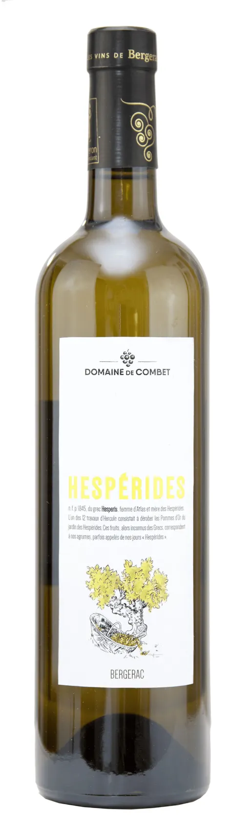 Earl de Combet HESPERIDES, Blanco, 2021, Bergerac. Imagen de botella