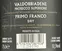 Nino Franco Spumanti Primo Franco, Superiore, Bianco, NV, Conegliano Valdobbiadene - Prosecco / Valdobbiadene - Prosecco / Conegliano - Prosecco. Etichetta sul retro                                                                    
