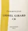 Champagne Lionel GIRARD & Fils, Tradition, White, NV, Champagne. Front label