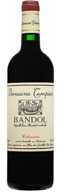 PEYRAUD DOMAINE TEMPIER CABASSAOU, Rosso, 2010, Bandol. Immagine della bottiglia