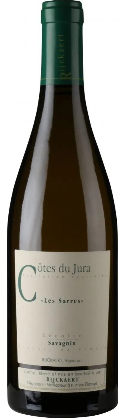 Domaine Rijckaert Les Sarres, White, 2019, Côtes du Jura. Bottle image