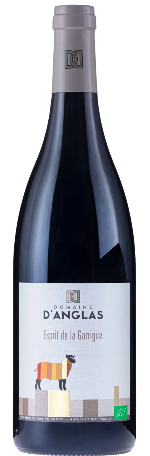 ROGER GAUSSORGUES Esprit de la Garrigues, Tinto, 2021, Languedoc. Imagen de botella
