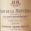 CLOS RICHEMONT (MEURSAULT) DOMAINE HENRI BOILLOT, Blanco, 2018, Puligny-Montrachet premier cru Clos de la Mouchère. Etiqueta frontal