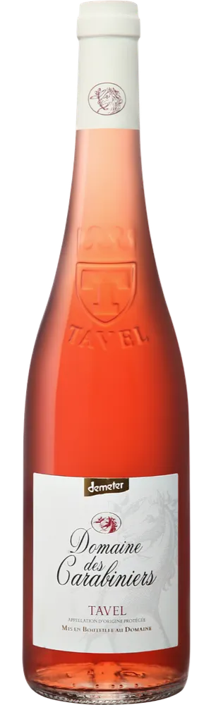 DOMAINE DES CARABINIERS, Rosé, 2016, Tavel. Image de la bouteille