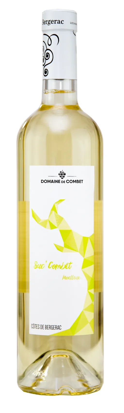 Earl de Combet SUC'COMBET, Blanco, 2021, Côtes de Bergerac. Imagen de botella