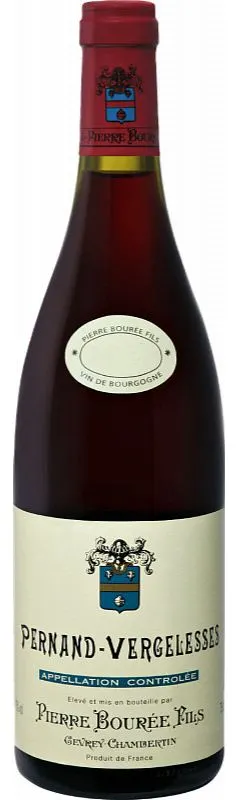 Pierre Bouree Fils, Tinto, 2013, Pernand-Vergelesses. Imagen de botella