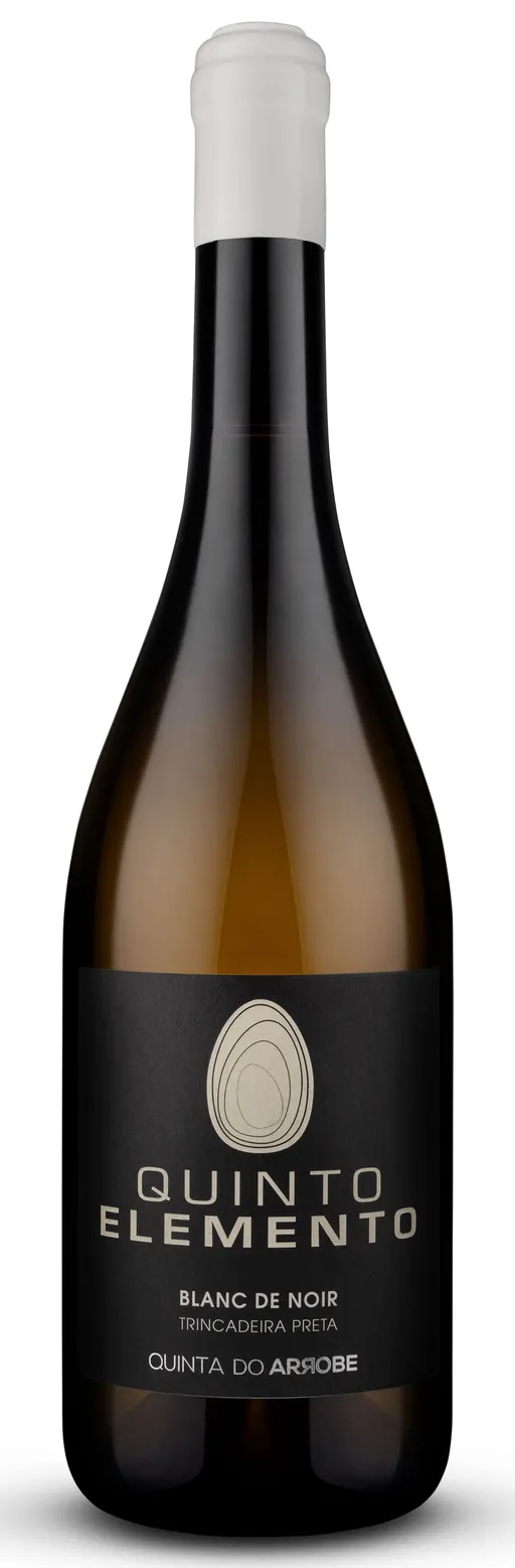 Quinta do Arrobe Quinto Elemento, Blanc de Noir - Trincadeira Preta, Bianco, 2021, Tejo. Immagine della bottiglia