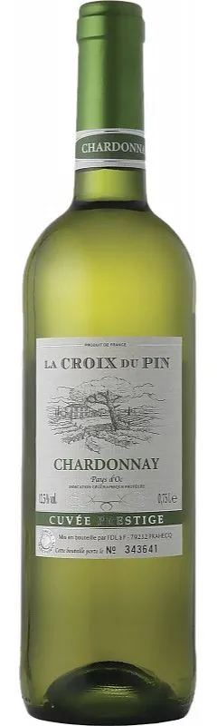 P. BALTIER La Croix du Pin, Cuvée Prestige, Bianco, 2020, Pays d'Oc. Immagine della bottiglia