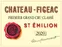 SCEA FAMILLE MANONCOURT (SAINT-EMILION) CHATEAU FIGEAC, Premier Grand Cru Classé, Rouge, 2020, Saint-Emilion grand cru. Étiquette