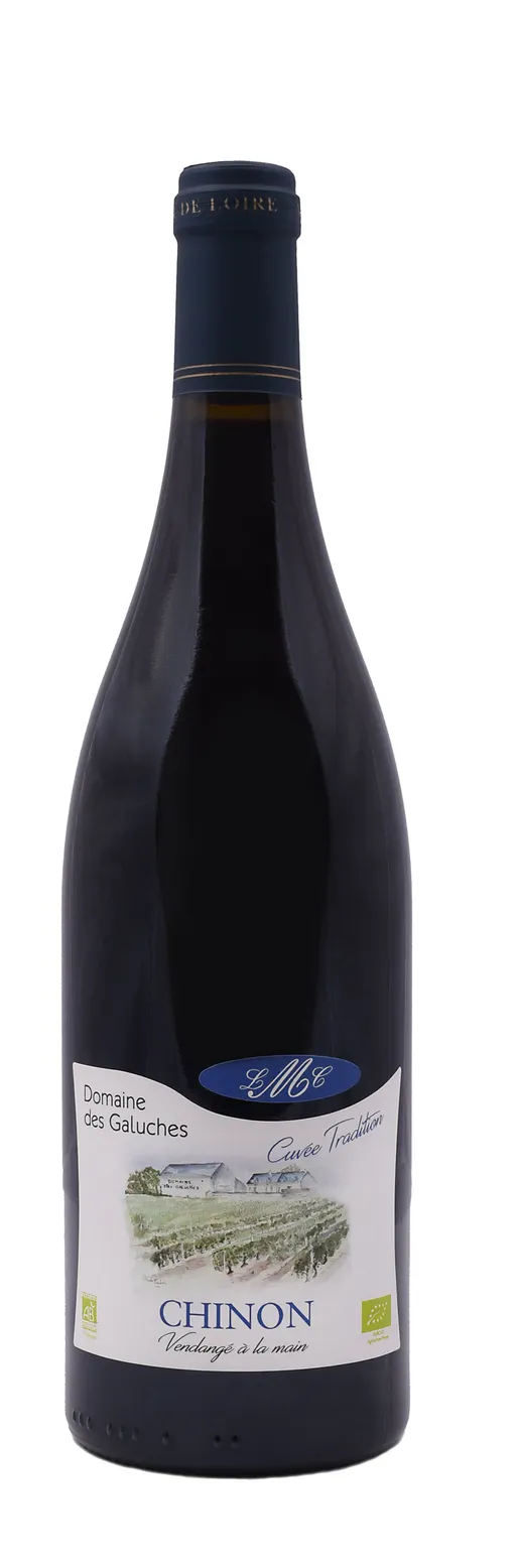 MILLERAND CHRISTIAN ET LAURENCE DOMAINE DES GALUCHES, Rot, 2023, Chinon. Flaschenabbildung