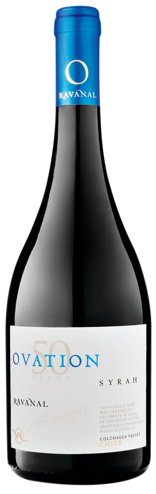 Viña Ravanal Ravanal, Ovation, Red, 2017, Valle de Colchagua. Bottle image