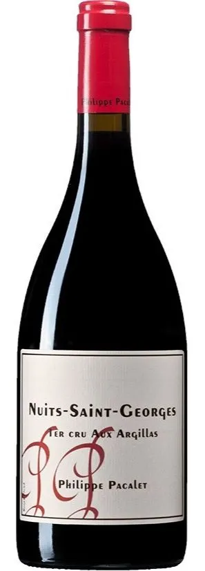 Philippe Pacalet, Red, 2015, Nuits-Saint-Georges premier cru Aux Argillas. Bottle image