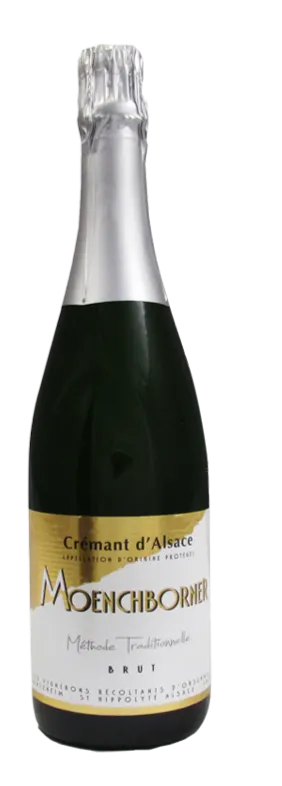 Cave Les Faîtières D'Orschwiller-Kintzheim Moenchborner, White, NV, Crémant d’Alsace. Bottle image