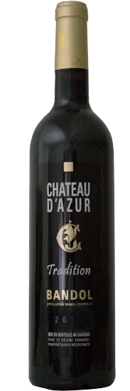 SCEA DU CHATEAUD AZUR Château d'Azur, Tradition, Red, 2016, Bandol. Bottle image