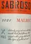 Sabroso M&S, Tinto, 2021, Mendoza. Etiqueta frontal