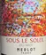 L'UNION DES VIGNERONS - LES PRODUCTEURS REUNIS - G.V.S.C. Sous le Soleil du Midi, Red, 2021, Pays d'Oc. Front label