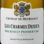 CHATEAU DE MEURSAULT (MEURSAULT) Les Charmes Dessus, Rouge, 2015, Meursault premier cru. Étiquette