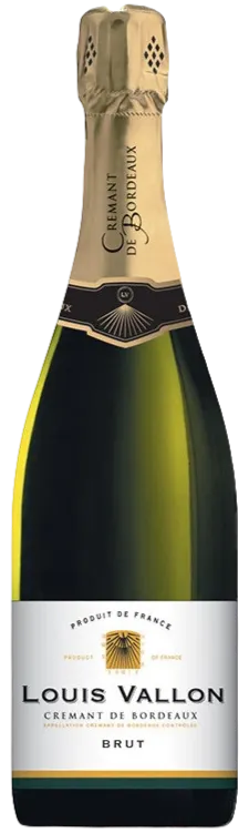 Bordeaux Families Louis Vallon, Weiß, NV, Crémant de Bordeaux. Flaschenabbildung