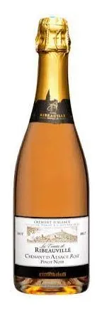 RIBEAUVILLE Les Comtes de Ribeauvillé, Rosé, NV, Crémant d’Alsace. Bottle image