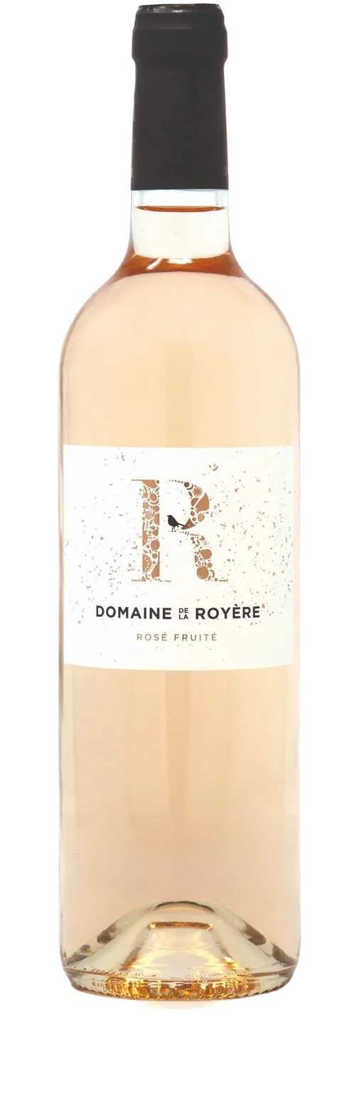 Domaine de la Royère Rosé Fruité, Rosé, 2022, Méditerranée. Bottle image