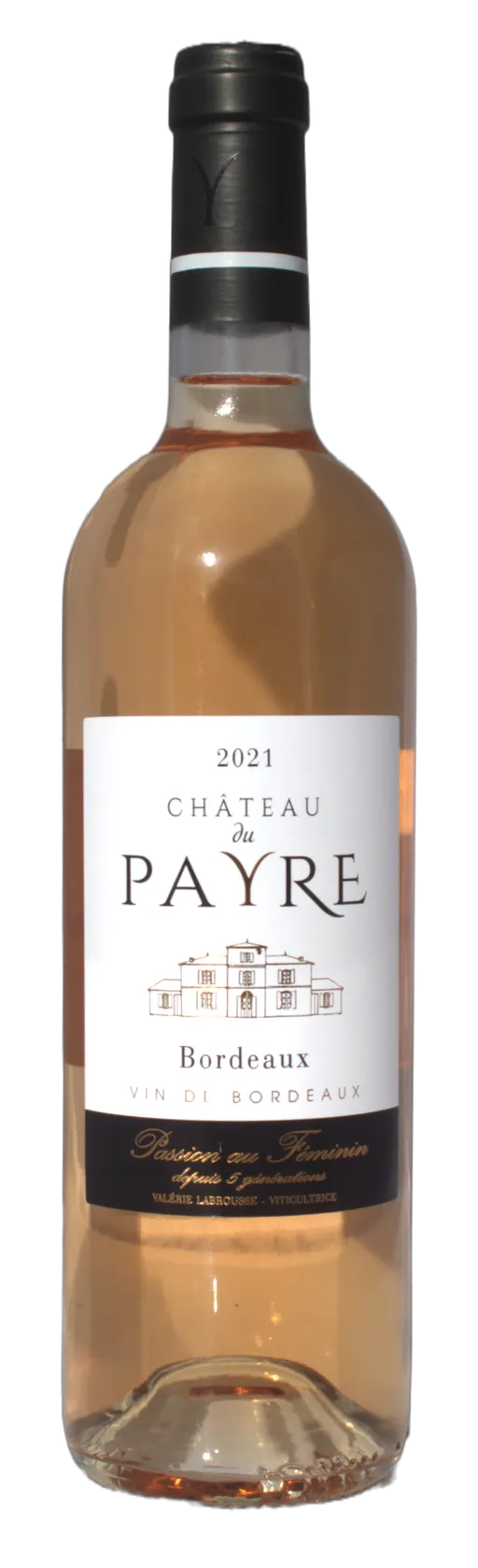 Vignobles Arnaud & Marcuzzi Chateau Du Payre, Le Rosé du Payre, Rosé, 2021, Bordeaux. Bottle image