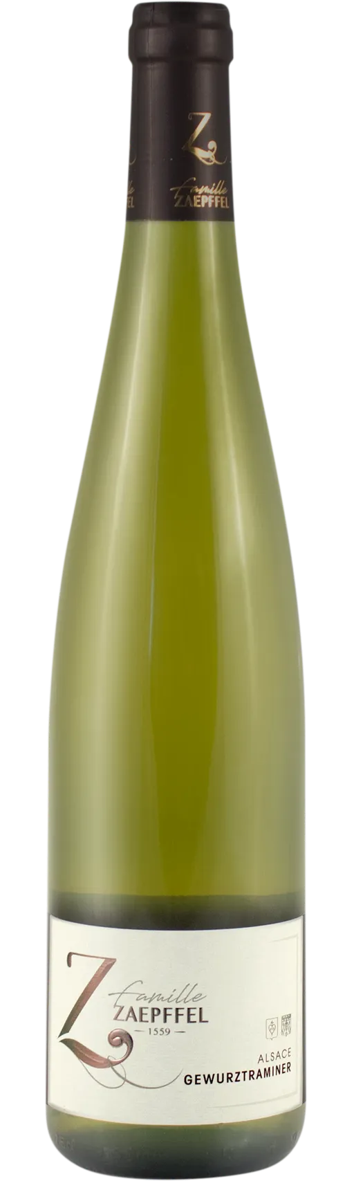 FAMILLE ZAEPFFEL, gewurztraminer, Blanco, 2019, Alsace ou Vin d'Alsace. Imagen de botella
