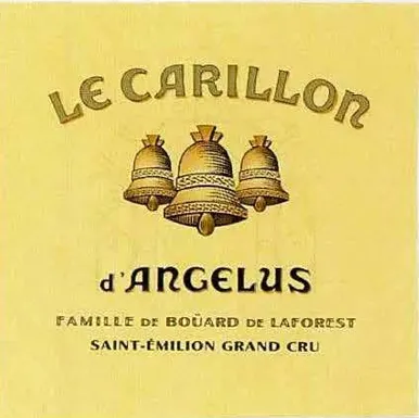 CHATEAU ANGELUS (SAINT-EMILION) CARILLON D'ANGELUS, Rot, 2016, Saint-Emilion grand cru. Das vordere Etikett