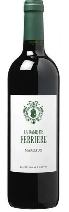 Château Ferrière LA DAME DE FERRIERE, Tinto, 2015, Margaux. Imagen de botella