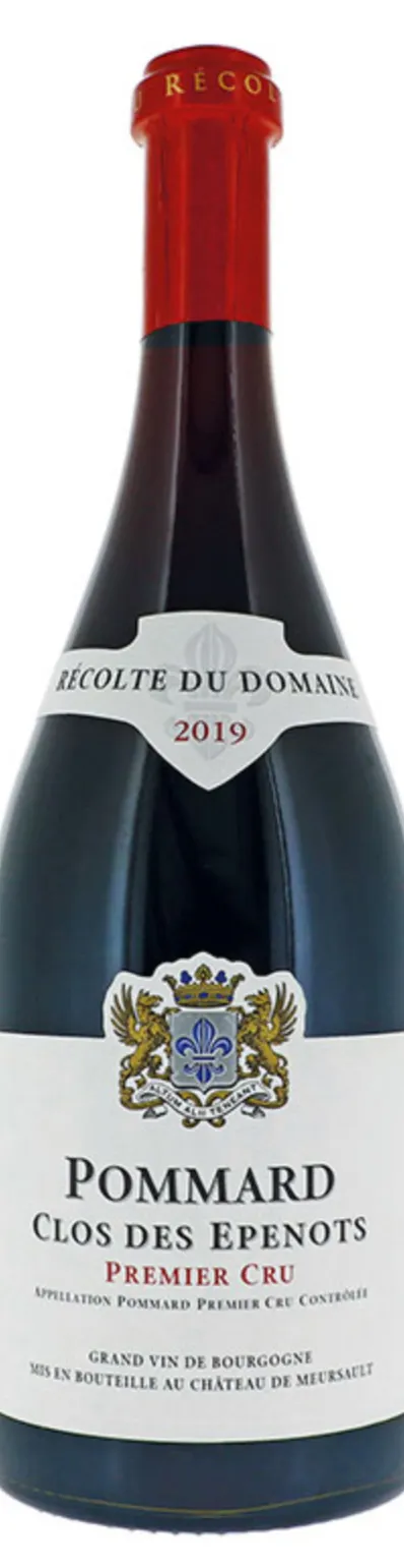 CHATEAU DE MEURSAULT (MEURSAULT) Clos des Epenots, Red, 2019, Pommard premier cru. Bottle image