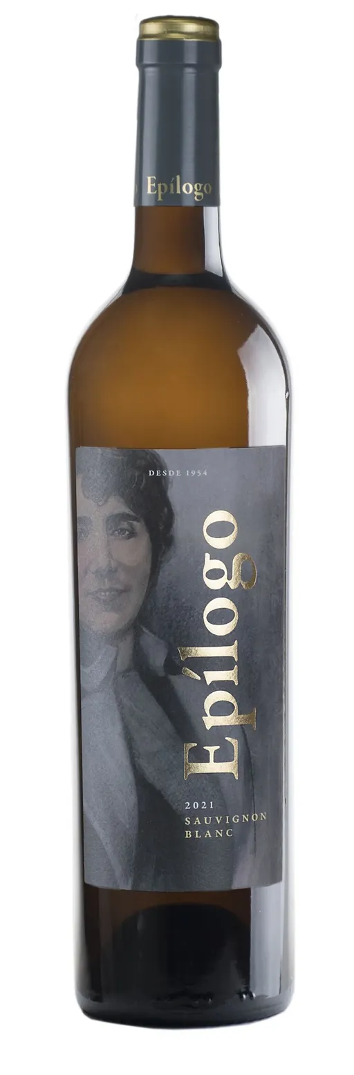 Bodegas Yuntero Epilogo, Blanco, 2022, La Mancha. Imagen de botella