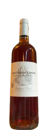 EARL SUBRA Chateau du Garde, Clairet, Rosé, 2020, Bordeaux. Bottle image