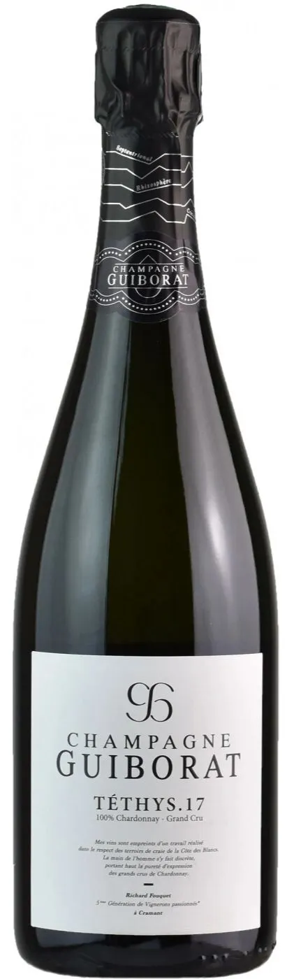 Champagne Guiborat Téthys. 17, White, NV, Champagne grand cru. Bottle image