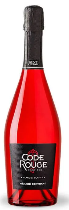 GERARD BERTRAND (NARBONNE) CODE ROUGE RED CODE, Blanc de Blancs, Blanc, NV, Crémant de Limoux. Image de la bouteille