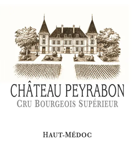 Château Peyrabon, Red, 2019, Haut-Médoc. Front label
