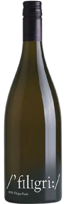 Moi Wines FILIGREE, Fumé - Gruner Veltliner, Blanco, 2021, Auckland, Matakana. Imagen de botella
