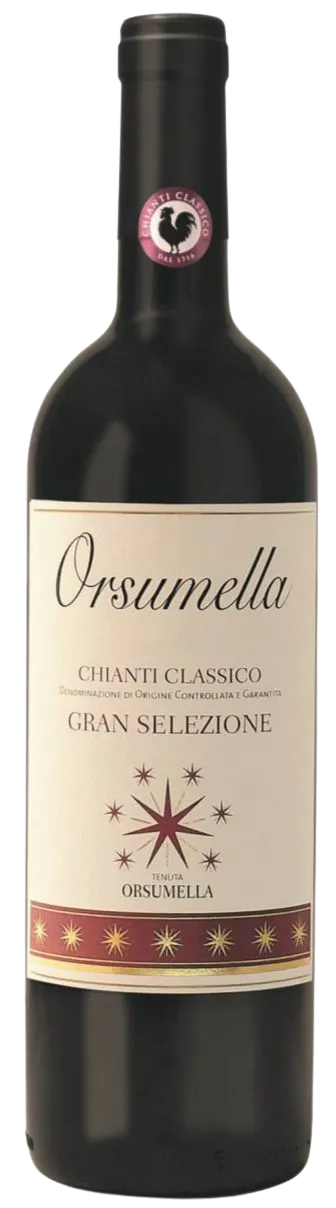 Orsumella, Gran Selezione, Tinto, NV, Chianti Classico. Imagen de botella
