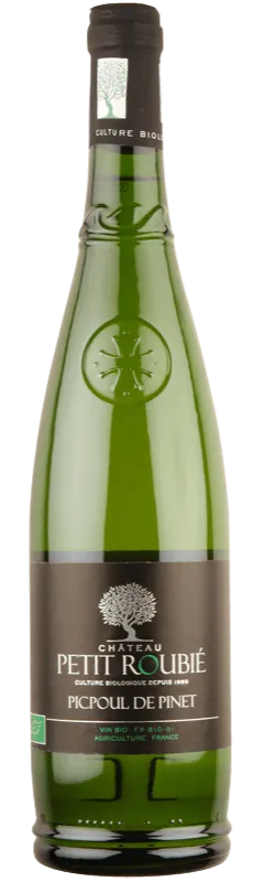 OLIVIER AZAN Chateau Petit Roubie, White, 2021, Picpoul de Pinet. Bottle image