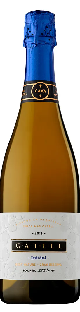 Gatell INITIAL, Reserva, White, 2016, Cava. Bottle image