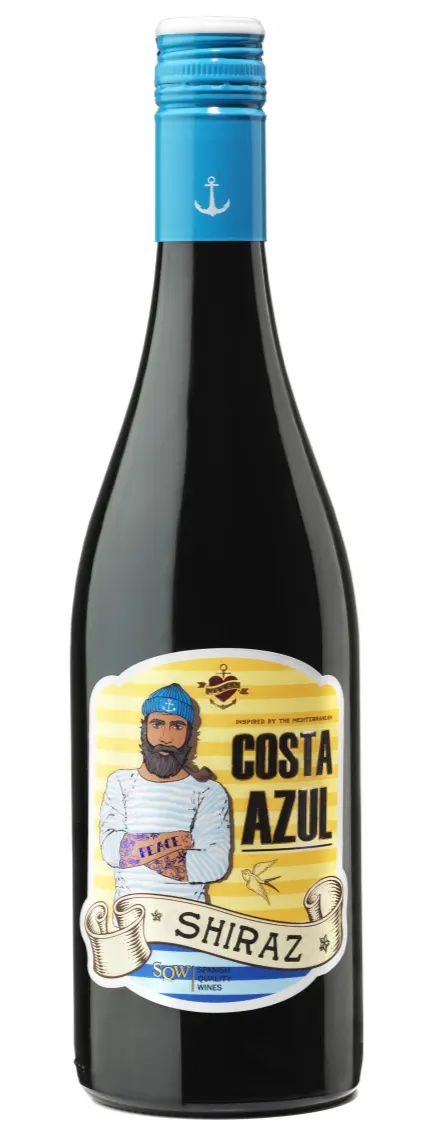 BODEGAS LOZANO SL COSTA AZUL, Tinto, 2018, La Mancha. Imagen de botella
