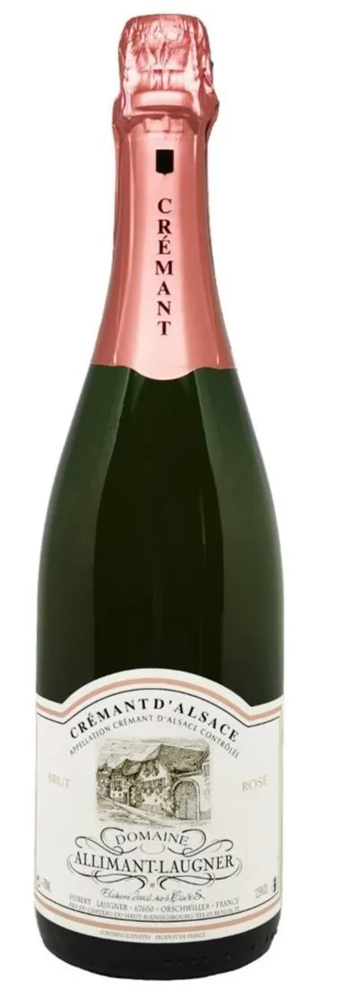 Domaine Allimant-Laugner, Rosé, NV, Crémant d’Alsace. Bottle image