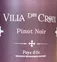 So Vignerons Villa Des Croix, Red, 2020, Pays d'Oc. Front label