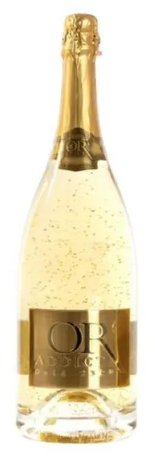 OR ADDICT OR ADDICT 22.5K, CUVÉE ÉCLAT, Blanco, NV. Imagen de botella