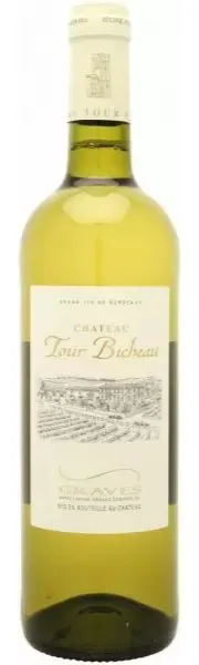 Chateau Tour Bicheau, Blanc, 2015, Graves. Image de la bouteille