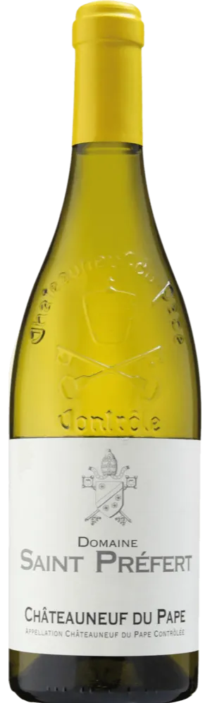 DOMAINE DE SAINT PREFERT (CHATEAUNEUF-DU-PAPE) DOMAINE SAINT PREFERT, Blanco, 2016, Châteauneuf-du-Pape. Imagen de botella